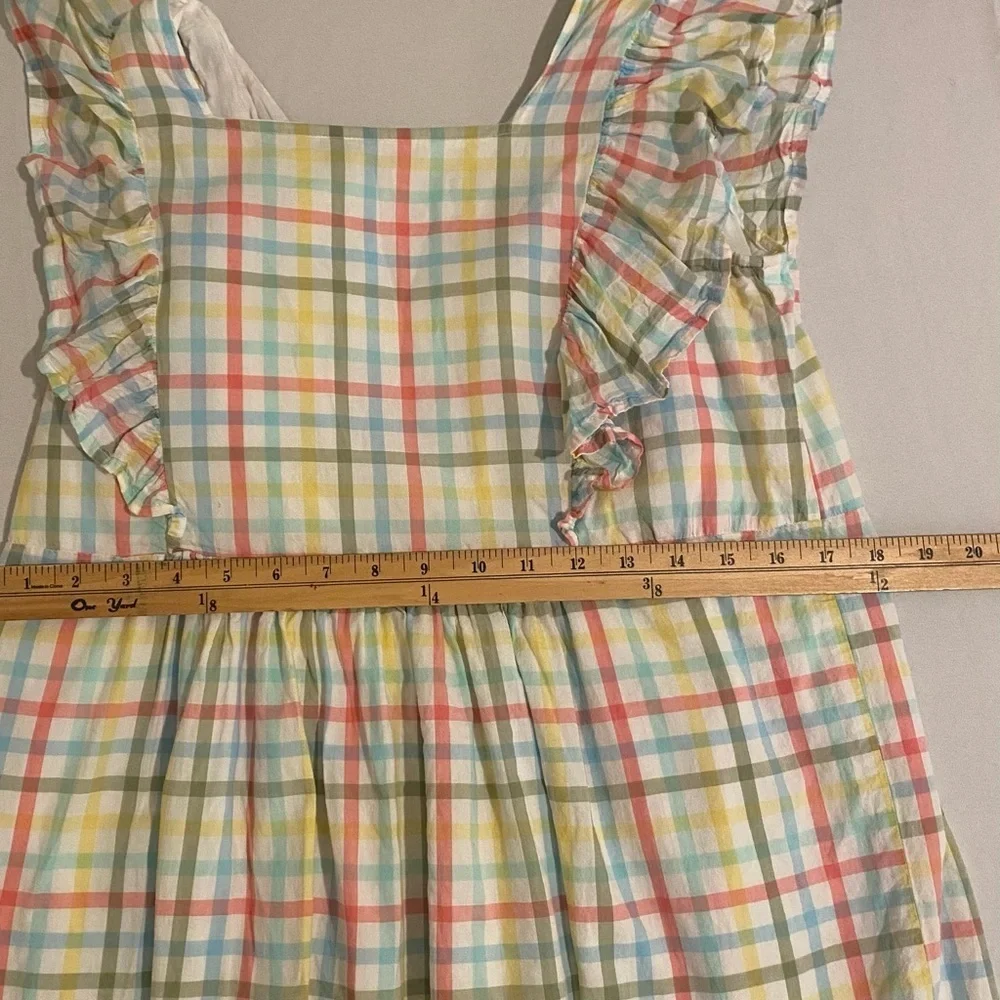 Thereabouts Sz L 14.5 Girls Colorful Plaid Kids Dress